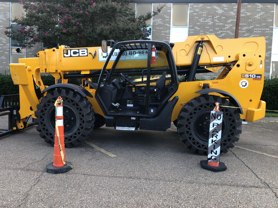 2020 JCB 510-56 Canopy, Solid Tires, Work Lights, Beacon, Aux Hydraulics, Back up Alarm, Lifting Eye, ES Decals