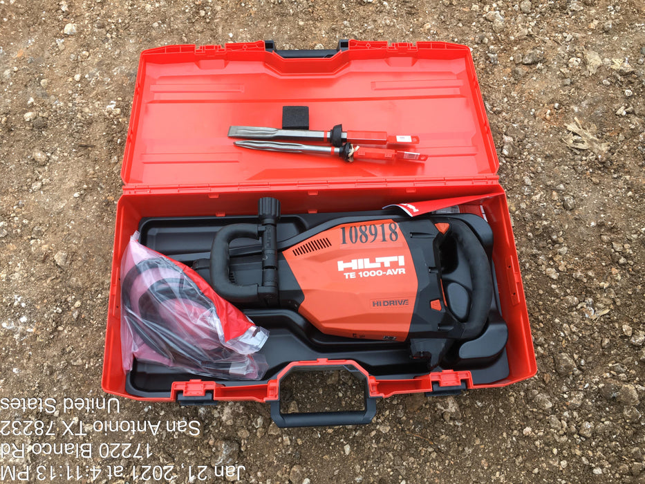 2020 HILTI TE 1000-AVR