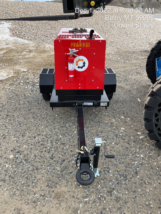 2022 Shindaiwa DGW400MDL Kubota D902 Engine, 23 HP, Dual Op Welder, Wire, Arc, Droop Stick, Tig, and CC Stick Functionality, Simulphase, 3 Phase and 1 Phase Gen Output, Single Axle NB Trlr, Slr Trckl Chrg 12V 12W, Fire Ext