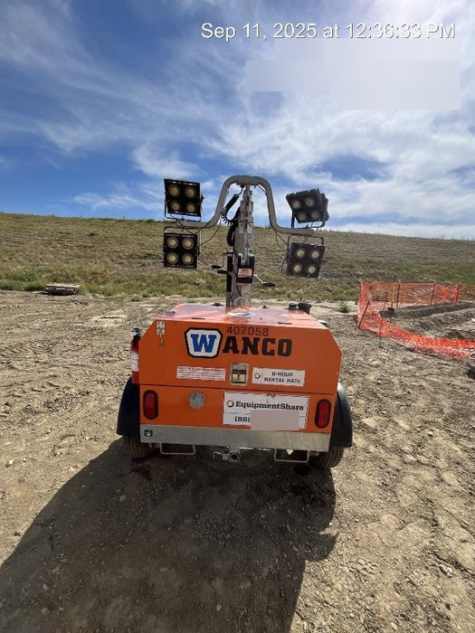 2024 Wanco WLTT-4MM4K Diesel, Deep Sea Controller, Shore Power Plug, Auto Start, (4) 350W LED Floodlights, 4kW Generator, 60 Gal Fuel Tank, 2" Ball, T3