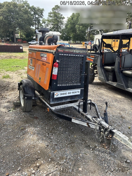 2021 Lincoln Electric Vantage 549X Ready Pak 3, ORANGE (includes trailer, cable rack, fender light kit)