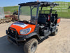 2022 Kubota RTV-X1140W-H Plastic Canopy, Windshield Acrylic Clear, LED Strobe Light, Wire Harness Kit, Back up Alarm
