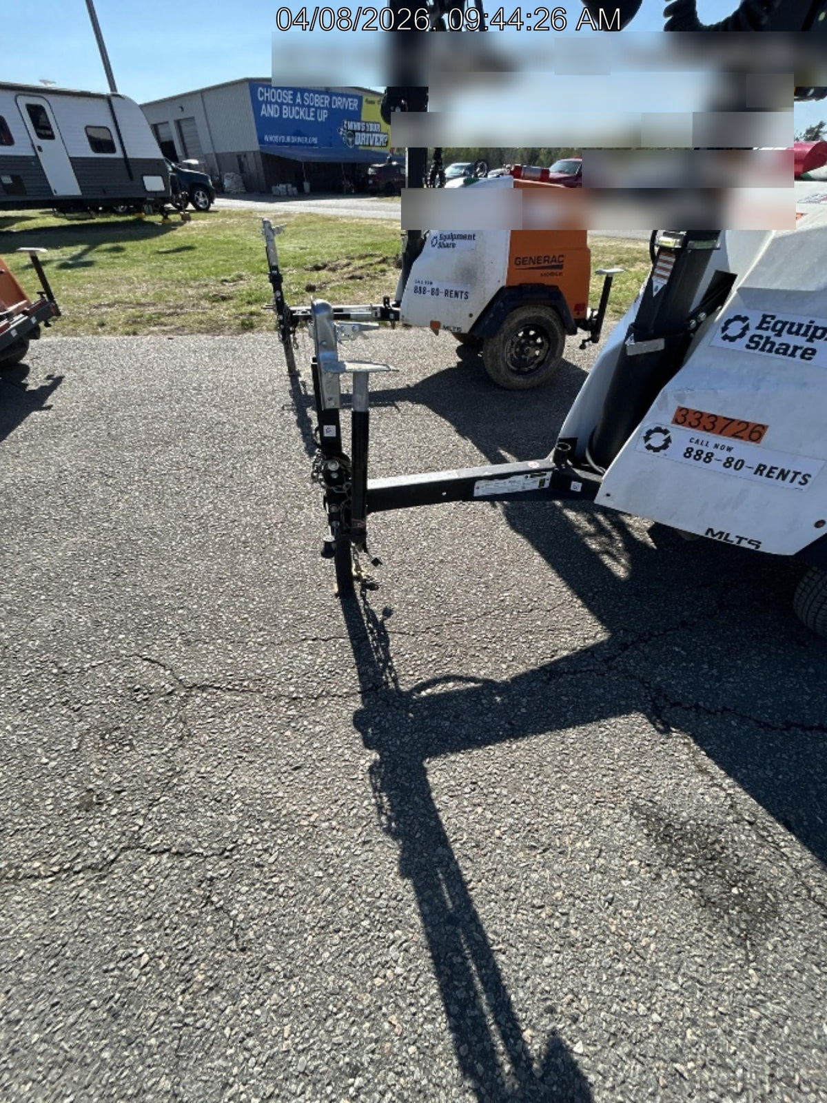 2023 Generac MLT2 Diesel, Flex Switch 120V Input, Powerzone Controller, (4) 320W LED Lights, 4kW Generator, 39.9 Gal Fuel Tank, 2" Ball, T3