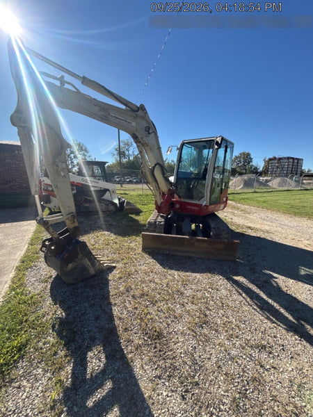 2022 Takeuchi TB250-2C Cab/Heat/Air, Rubber Tracks, Manual QC