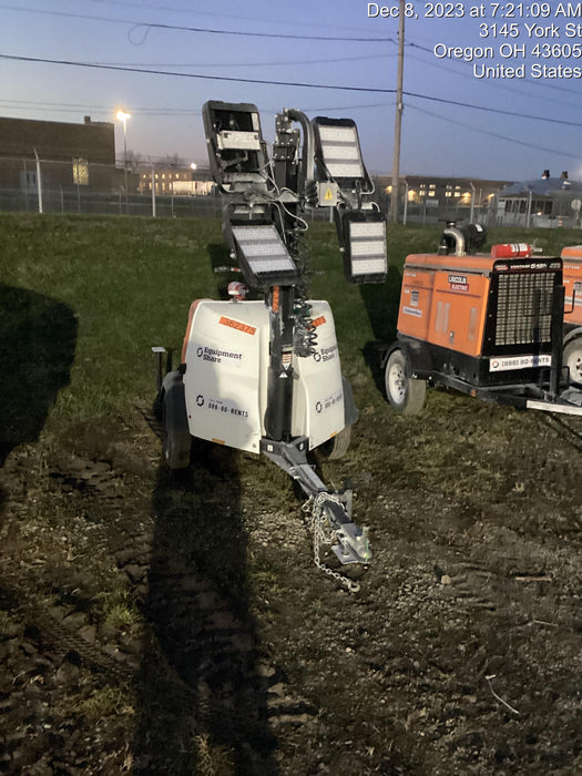 2023 Generac MLT2 Diesel, Flex Switch 120V Input, Powerzone Controller, 
(4) 320W LED Lights, 4kW Generator, 39.9 Gal Fuel Tank, 2" Ball, T3