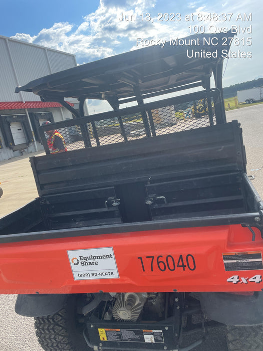 2021 Kubota RTV-X1140W-H Plastic Canopy, Windshield Acrylic Clear, LED Strobe Light, Wire Harness Kit, Back up Alarm