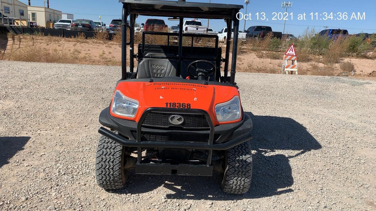 2020 Kubota RTV-X1140W-H Canopy, 4-Seater, Diesel, Windshield Acrylic Clear, LED Strobe, Backup Alarm