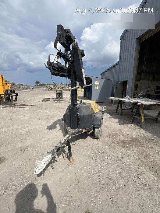 2022 Allmand NLV3GR (4) LED Light Fixture 350W, 23' Vertical Mast, 3kW Prime, Towable, ES Decals, T3