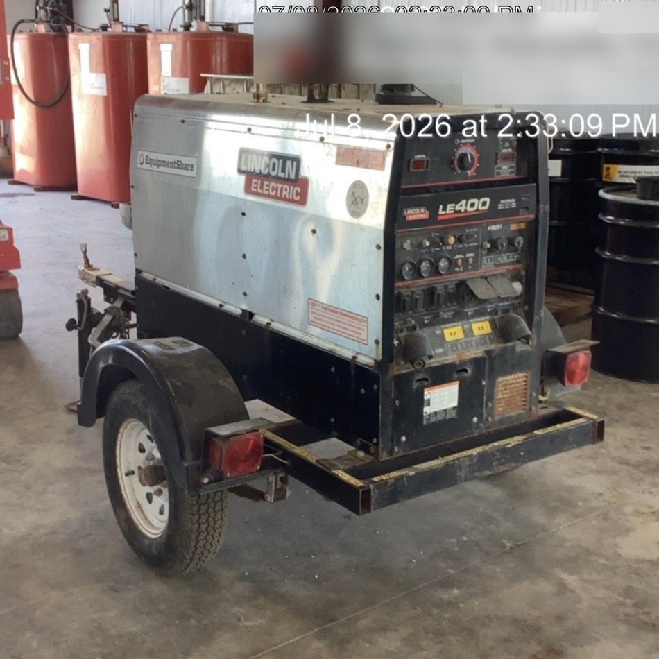 2024 Lincoln Electric LE400 Kubota V1505, Trlr, Cable Rack, Light Kit, ES Decals, T3