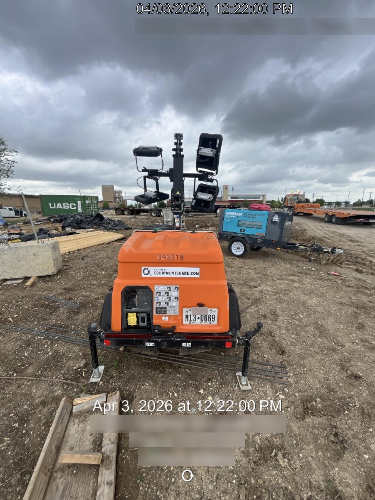 2024 Generac MLT2 Diesel, Flex Switch 120V Input, Powerzone Controller, 
(4) 320W LED Lights, 4kW Generator, 39.9 Gal Fuel Tank, 2" Ball, T3