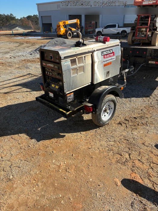 2024 Lincoln Electric LE400 Kubota V1505, Trlr, Cable Rack, Light Kit, ES Decals, T3