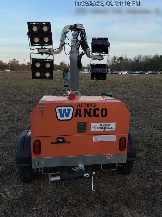 2023 Wanco WLTT-4MM4K Diesel, Deep Sea Controller, Shore Power Plug, Auto Start, (4) 350W LED Floodlights, 4kW Generator, 60 Gal Fuel Tank, 2" Ball, T3