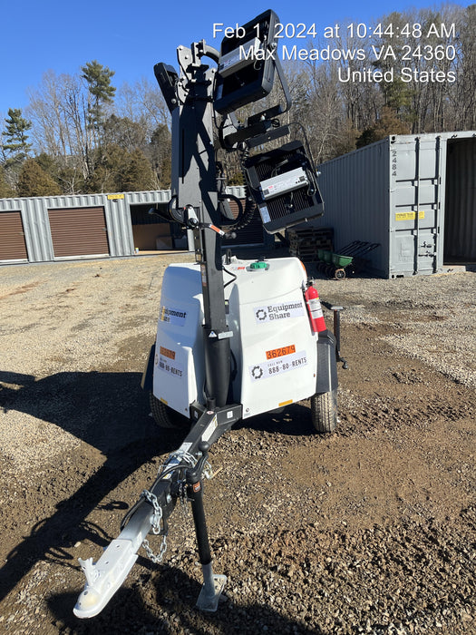 2023 Generac MLT2 Diesel, Flex Switch 120V Input, Powerzone Controller, 
(4) 320W LED Lights, 4kW Generator, 39.9 Gal Fuel Tank, 2" Ball, T3