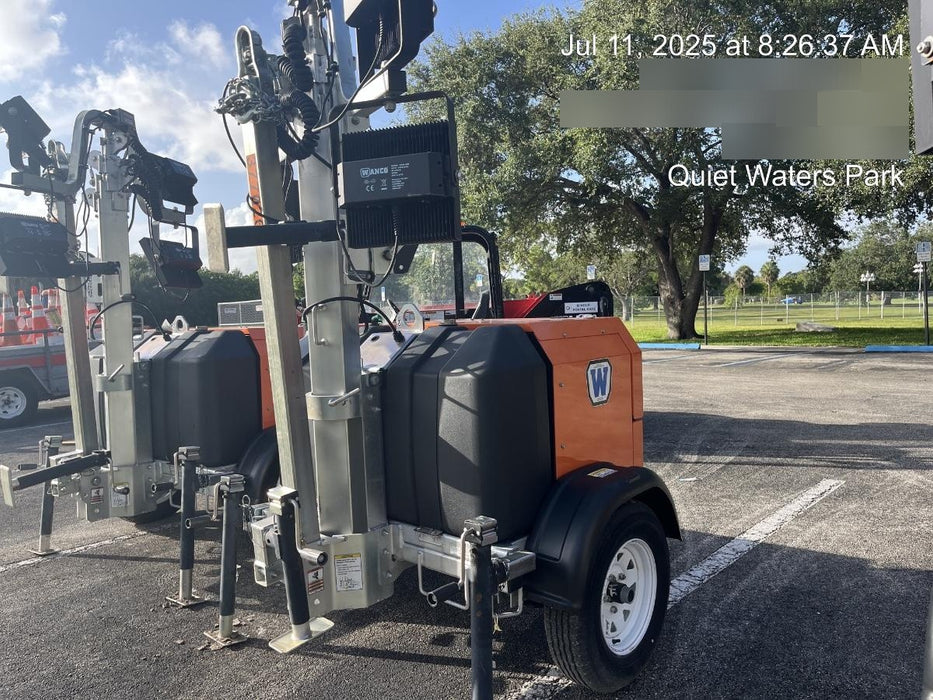 2023 Wanco WLTT-4MM4K Diesel, Deep Sea Controller, Shore Power Plug, Auto Start, (4) 350W LED Floodlights, 4kW Generator, 60 Gal Fuel Tank, 2" Ball, T3