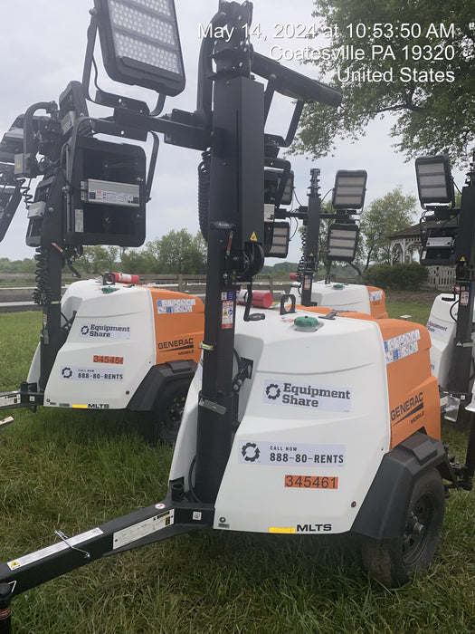 2023 Generac MLT2 Diesel, Flex Switch 120V Input, Powerzone Controller, (4) 320W LED Lights, 4kW Generator, 39.9 Gal Fuel Tank, 2" Ball, T3