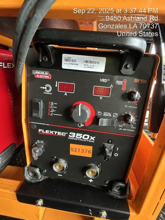 2025 LINCOLN ELECTRIC FLEXTEC 350X