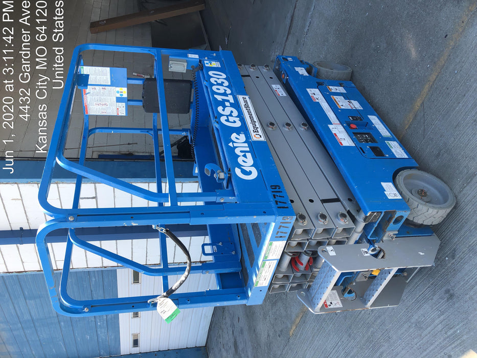 2018 Genie GS-1930 Genie GS-1930 w/Fixed Rail, Chain Entry