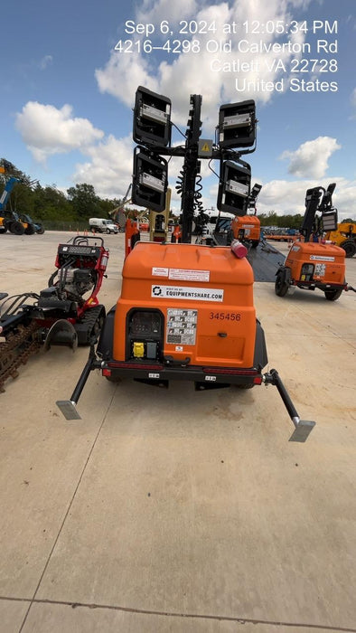 2023 Generac MLT2 Diesel, Flex Switch 120V Input, Powerzone Controller, (4) 320W LED Lights, 4kW Generator, 39.9 Gal Fuel Tank, 2" Ball, T3