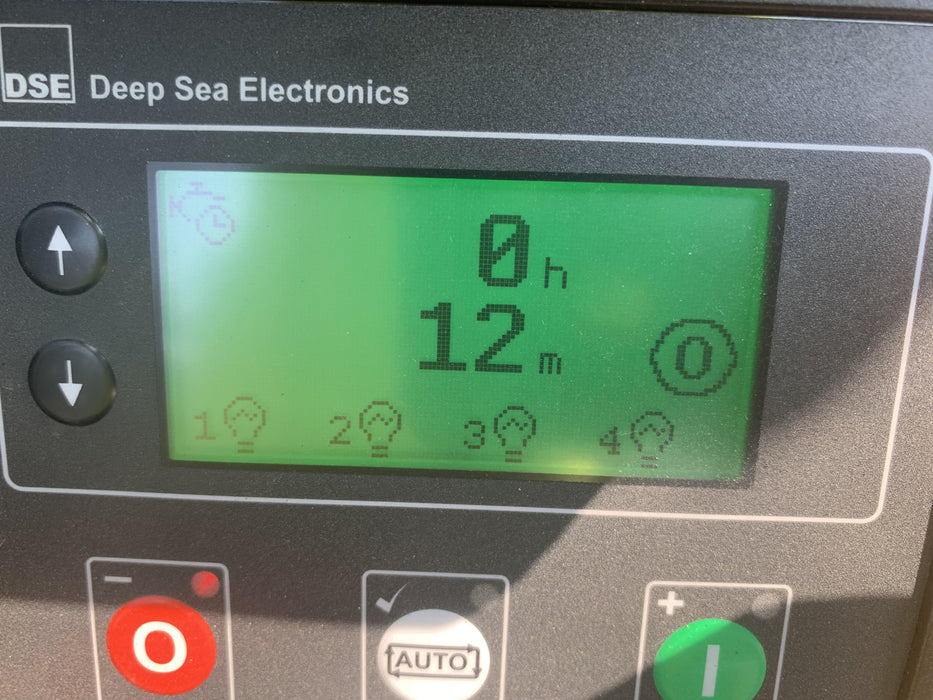 Allmand NLV3GR (4) LED Light Fixture 350W, 23' Vertical Mast, 3kW Prime, Towable, Deep Sea L401, Leveling Jacks, Yanmar T4F 5.8hp