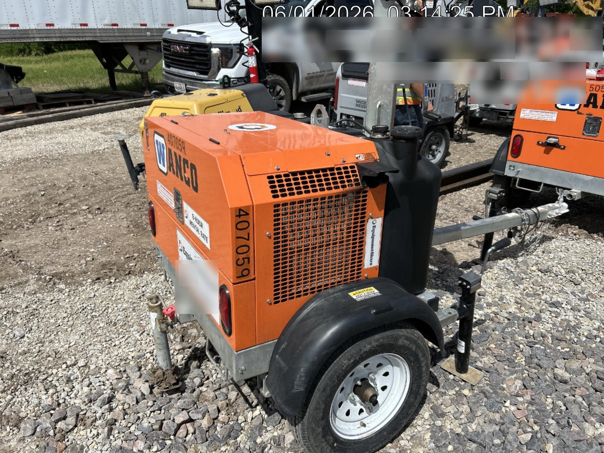 2024 Wanco WLTT-4MM4K Diesel, Deep Sea Controller, Shore Power Plug, Auto Start, (4) 350W LED Floodlights, 4kW Generator, 60 Gal Fuel Tank, 2" Ball, T3