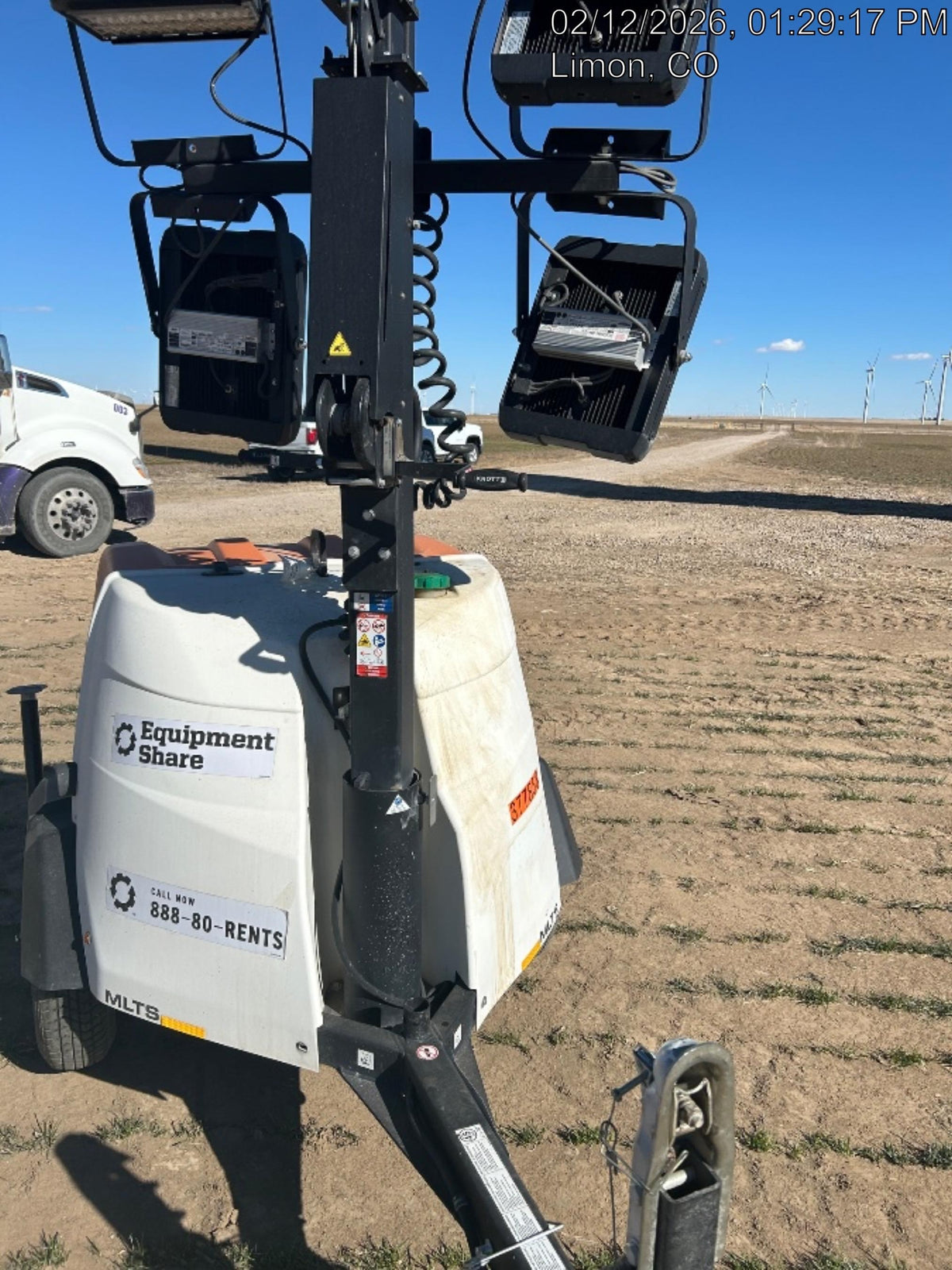 2023 Generac MLT2 Diesel, Flex Switch 120V Input, Powerzone Controller, 
(4) 320W LED Lights, 4kW Generator, 39.9 Gal Fuel Tank, 2" Ball, T3