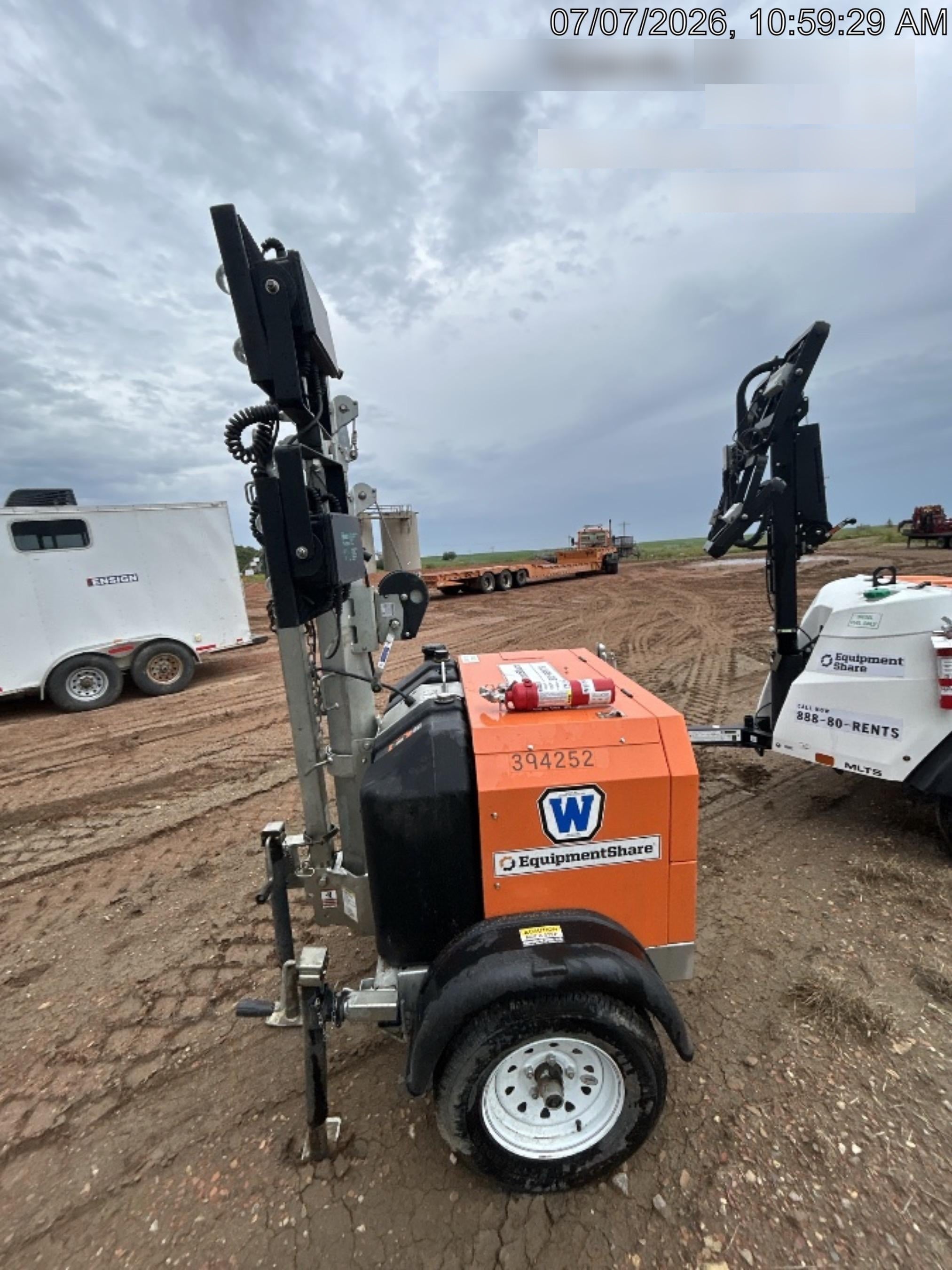 2024 Wanco WLTT-4MM4K Diesel, Deep Sea Controller, Shore Power Plug, Auto Start, (4) 350W LED Floodlights, 4kW Generator, 60 Gal Fuel Tank, 2" Ball, T3