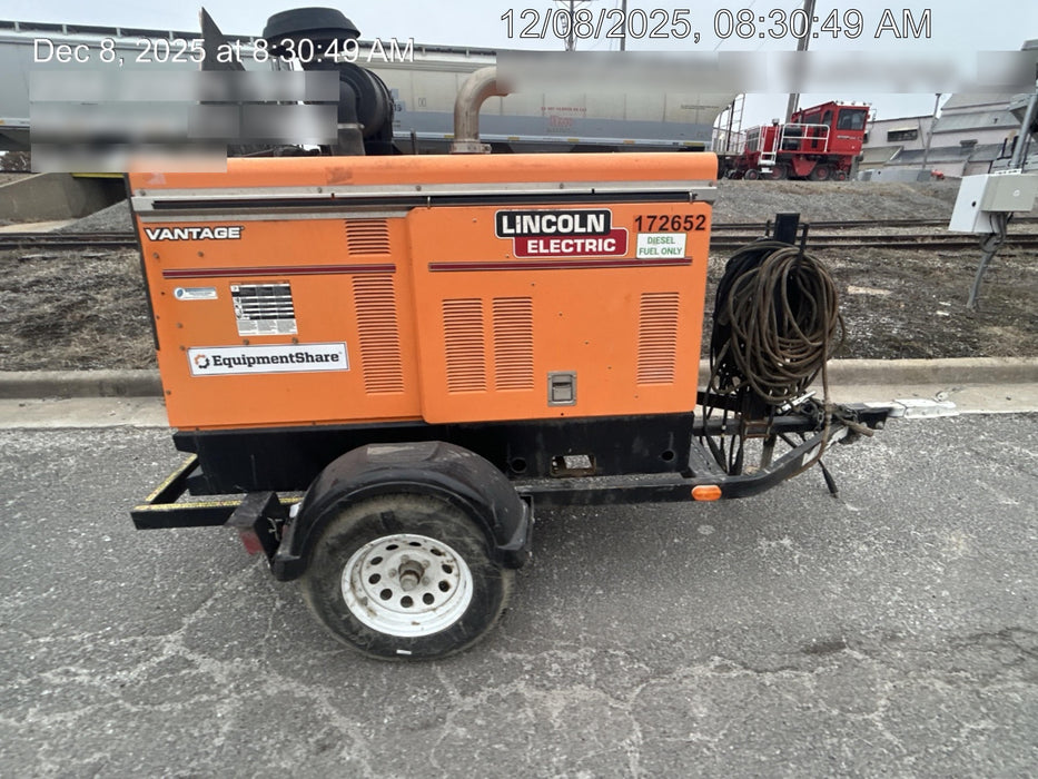 2021 Lincoln Electric Vantage 549X Ready Pak 3, ORANGE (includes trailer, cable rack, fender light kit)