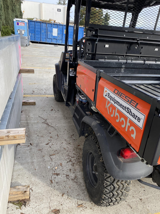 2022 Kubota RTV-X1140W-H Plastic Canopy, Windshield Acrylic Clear, LED Strobe Light, Wire Harness Kit, Back up Alarm