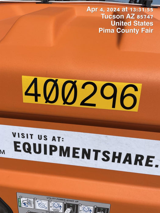 2024 Generac MLT2 Diesel, Flex Switch 120V Input, Powerzone Controller, 
(4) 320W LED Lights, 4kW Generator, 39.9 Gal Fuel Tank, 2" Ball, T3