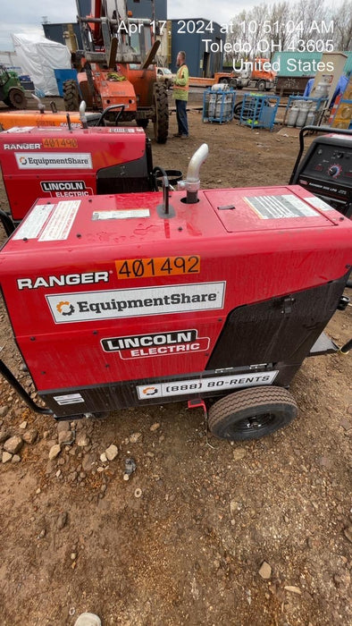 2024 Lincoln Electric Ranger 305 LPG Ranger 305 LPG, Undercarriage, Tank Holder & Strap, 10kw AC Gen, 25hp Kohler LPG Eng