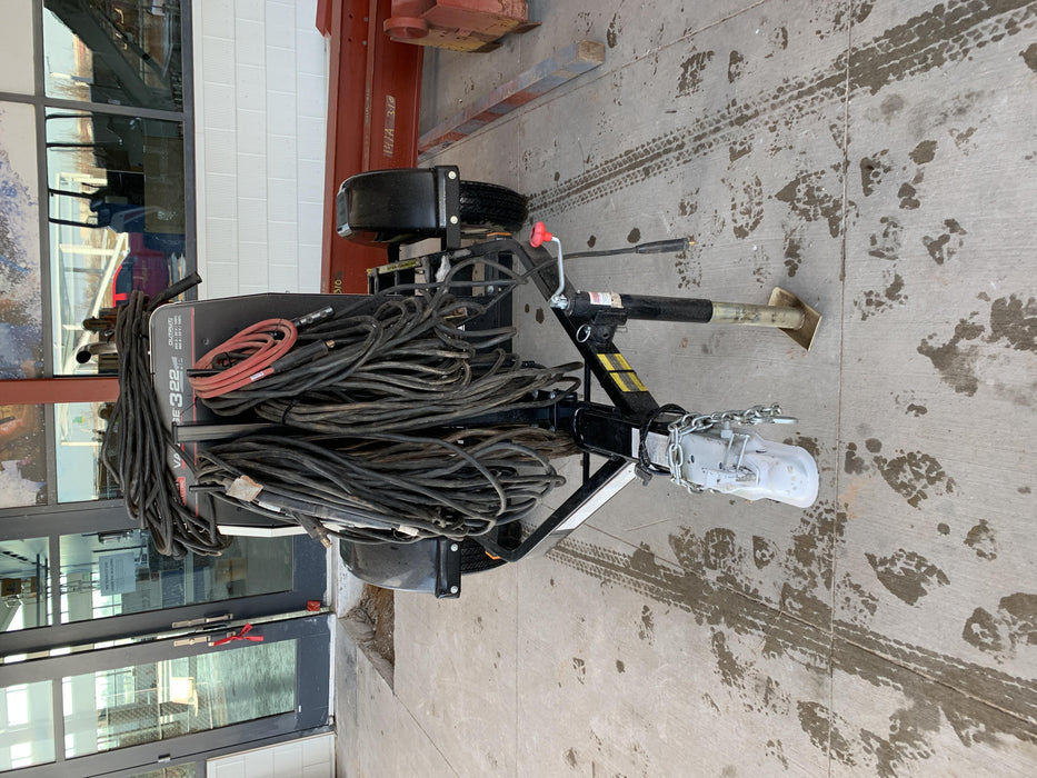 2019 Lincoln Electric Vantage 322 Ready-Pak 3, Two Wheel Trailer, Fender and Light Kit, Cable Rack