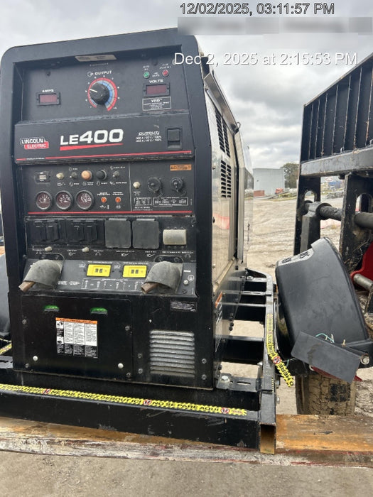 2024 Lincoln Electric LE400 Kubota V1505, Trlr, Cable Rack, Light Kit, ES Decals, T3