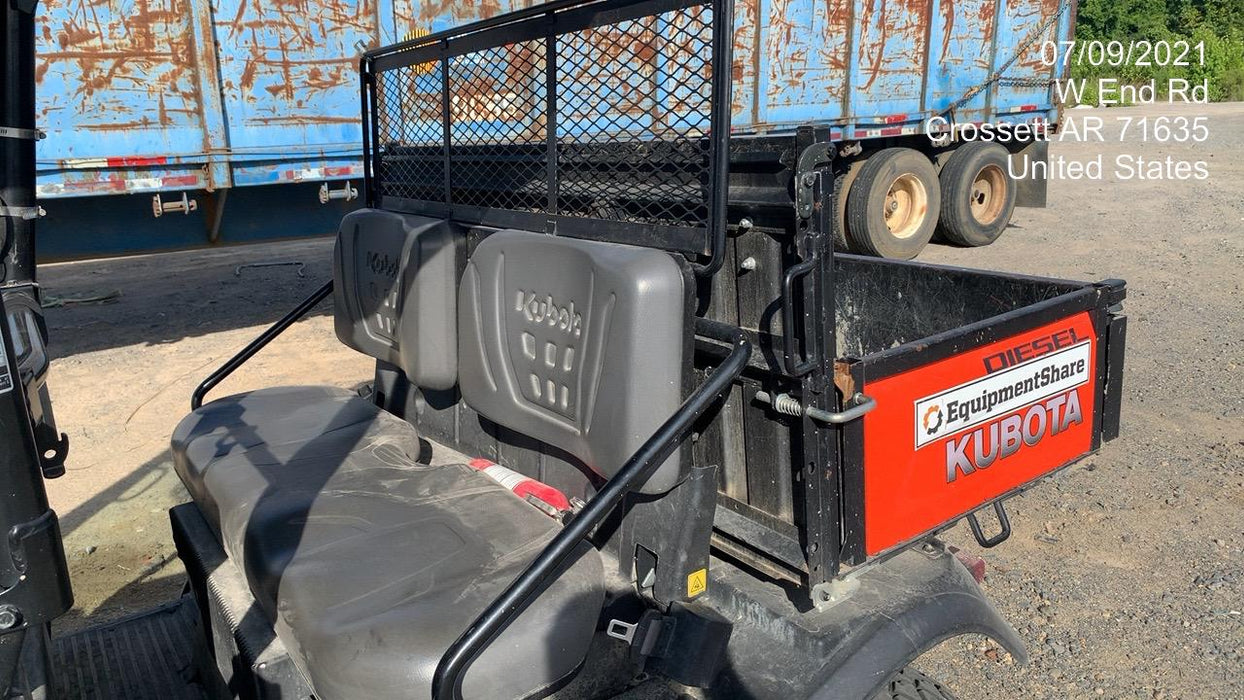 Kubota RTV-X1140W-H 4WD, LED Strobe, Windshield Acrylic Clear, Plastic Canopy, Wire Harness Kit, Backup Alarm