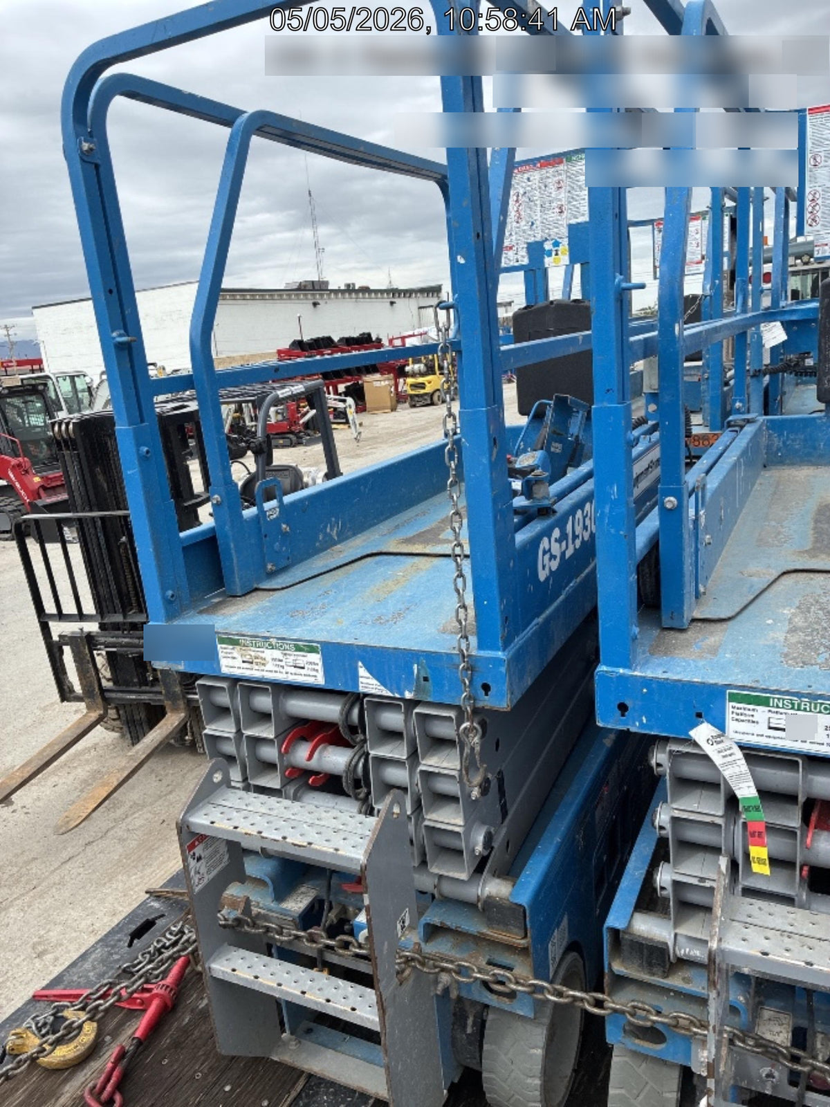 2020 Genie GS-1930 Fixed rails with chain entry gate - Pre A92.20