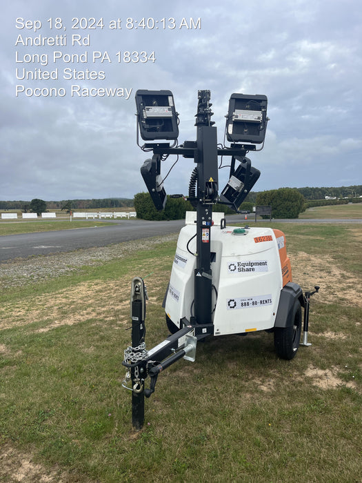 2023 Generac MLT2 Diesel, Flex Switch 120V Input, Powerzone Controller, 
(4) 320W LED Lights, 4kW Generator, 39.9 Gal Fuel Tank, 2" Ball, T3