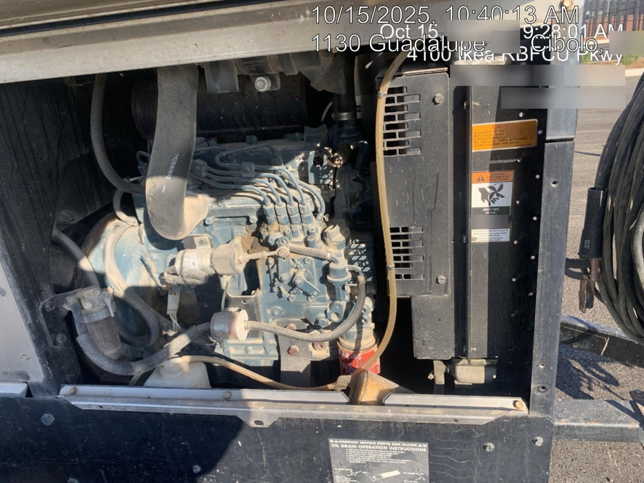 2019 Lincoln Electric Vantage 322 Welder Ready-Pak 3, Two wheel trailer, Fender and Light kit, Cable Rack