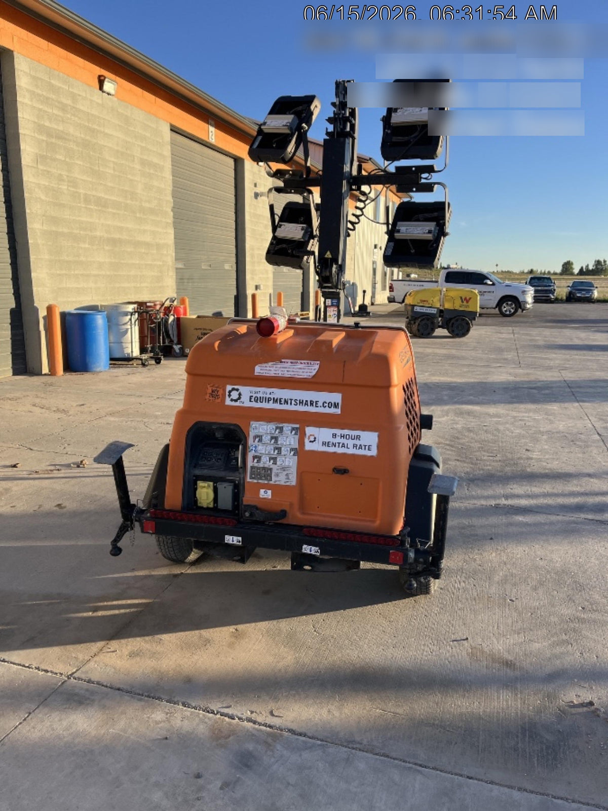 2023 Generac MLT2 Diesel, Flex Switch 120V Input, Powerzone Controller, (4) 320W LED Lights, 4kW Generator, 39.9 Gal Fuel Tank, 2" Ball, T3