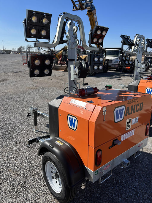 2024 Wanco WLTT-4MM4K Diesel, Mitsubishi L2E, 9.0HP @1800 rpm, Deep Sea Controller, Shore Power Plug, Auto Start, (4) 350W LED Floodlights, 4kW Generator, 60 Gal Fuel Tank, 2" Ball, T3