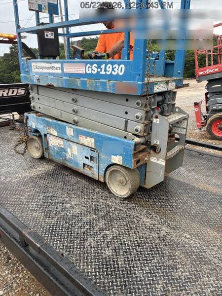 2018 Genie GS-1930 Genie GS-1930 Scissor Lift w/Standard Options