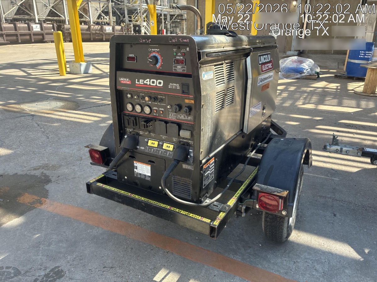2024 Lincoln Electric LE400 Kubota V1505, Trlr, Cable Rack, Light Kit, ES Decals, T3