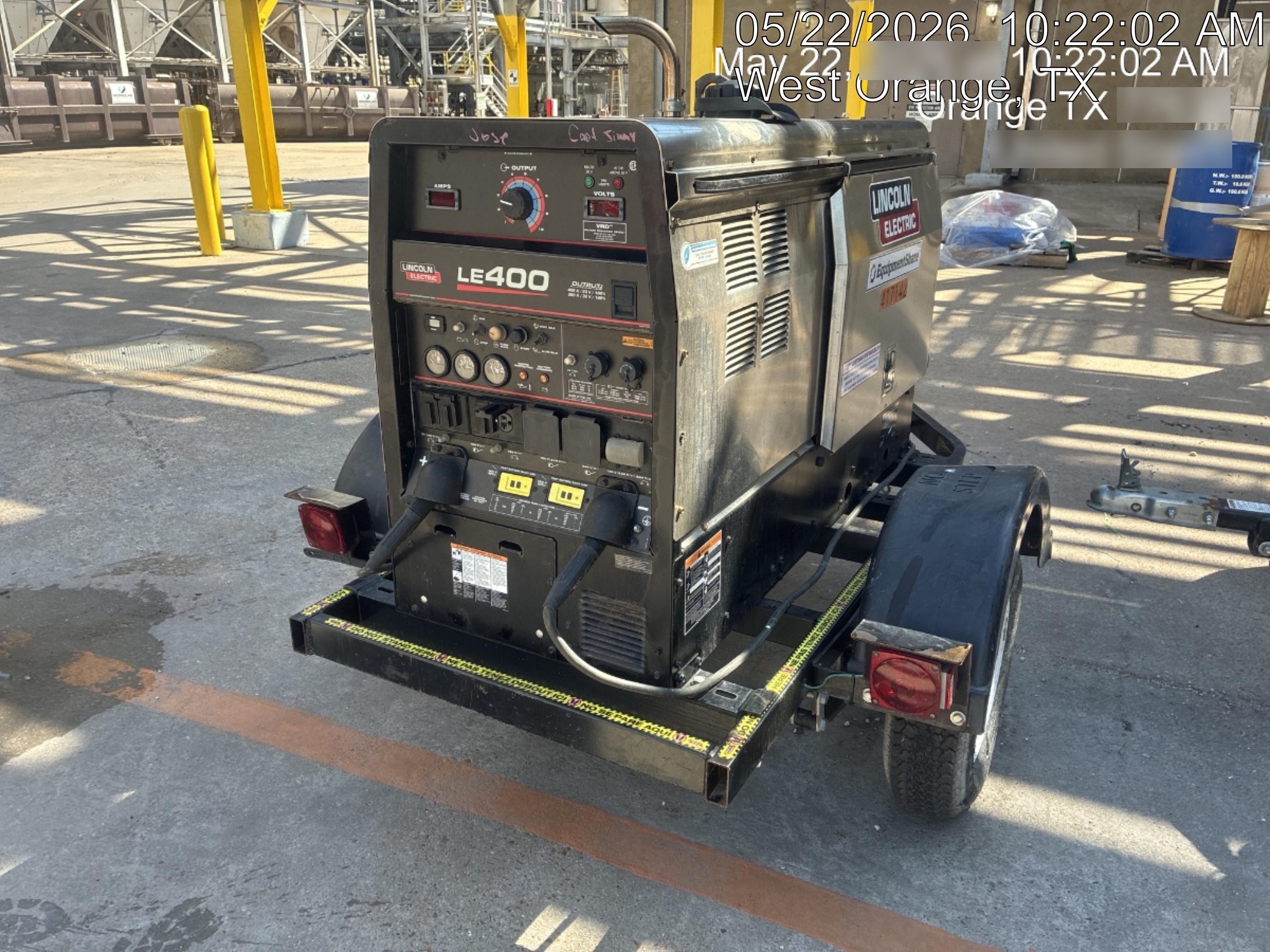 2024 Lincoln Electric LE400 Kubota V1505, Trlr, Cable Rack, Light Kit, ES Decals, T3