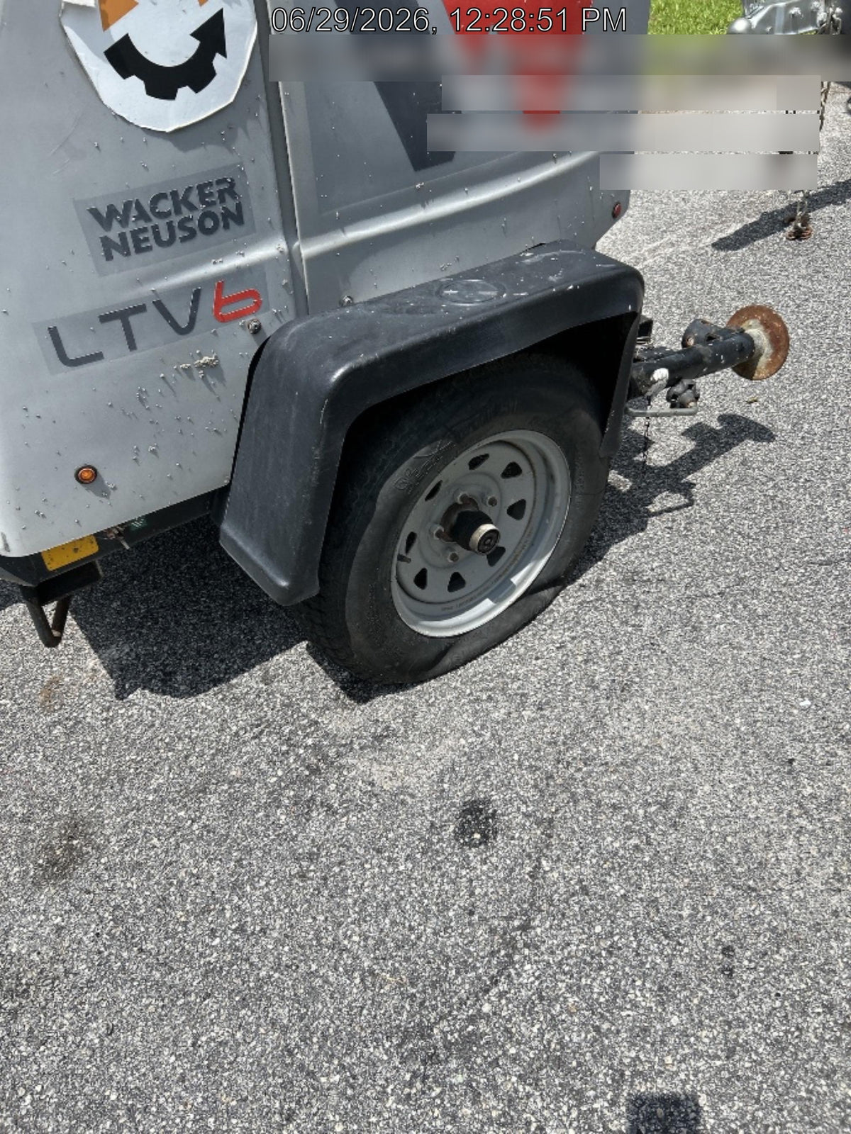 Wacker Neuson LTV6K-MH Power mast, 1100W MH, Fuel Sensors, Wiring Harness