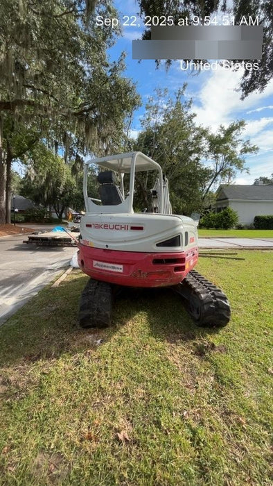 2019 Takeuchi TB260 Canopy, Standard Blade, Auxiliary hydraulics Manual QC, Hydraulic thumb, 12" ,18", 24" Bucket