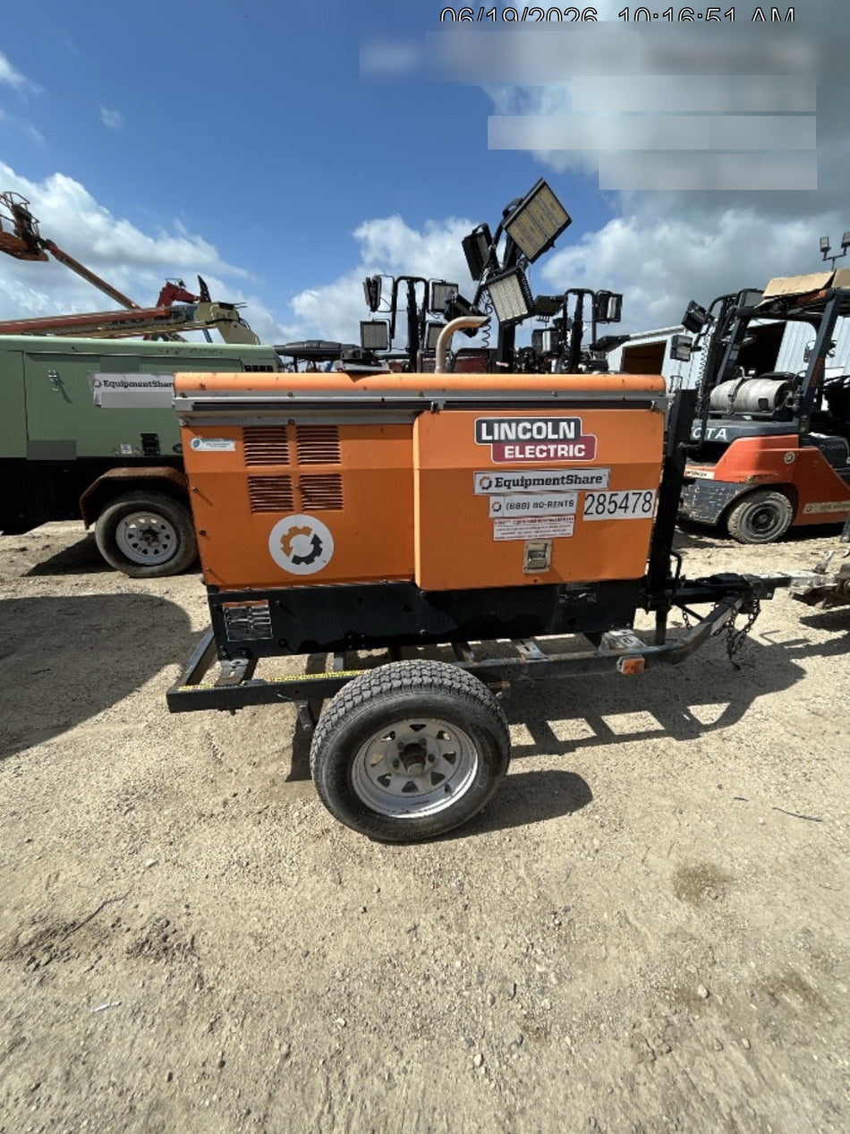 2022 Lincoln Electric LE400 Kubota V1505, Trlr, Cable Rack, Light Kit, ES Decals, T3