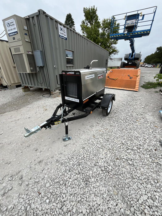 2024 Lincoln Electric LE400 Kubota V1505, Trlr, Cable Rack, Light Kit, ES Decals, T3