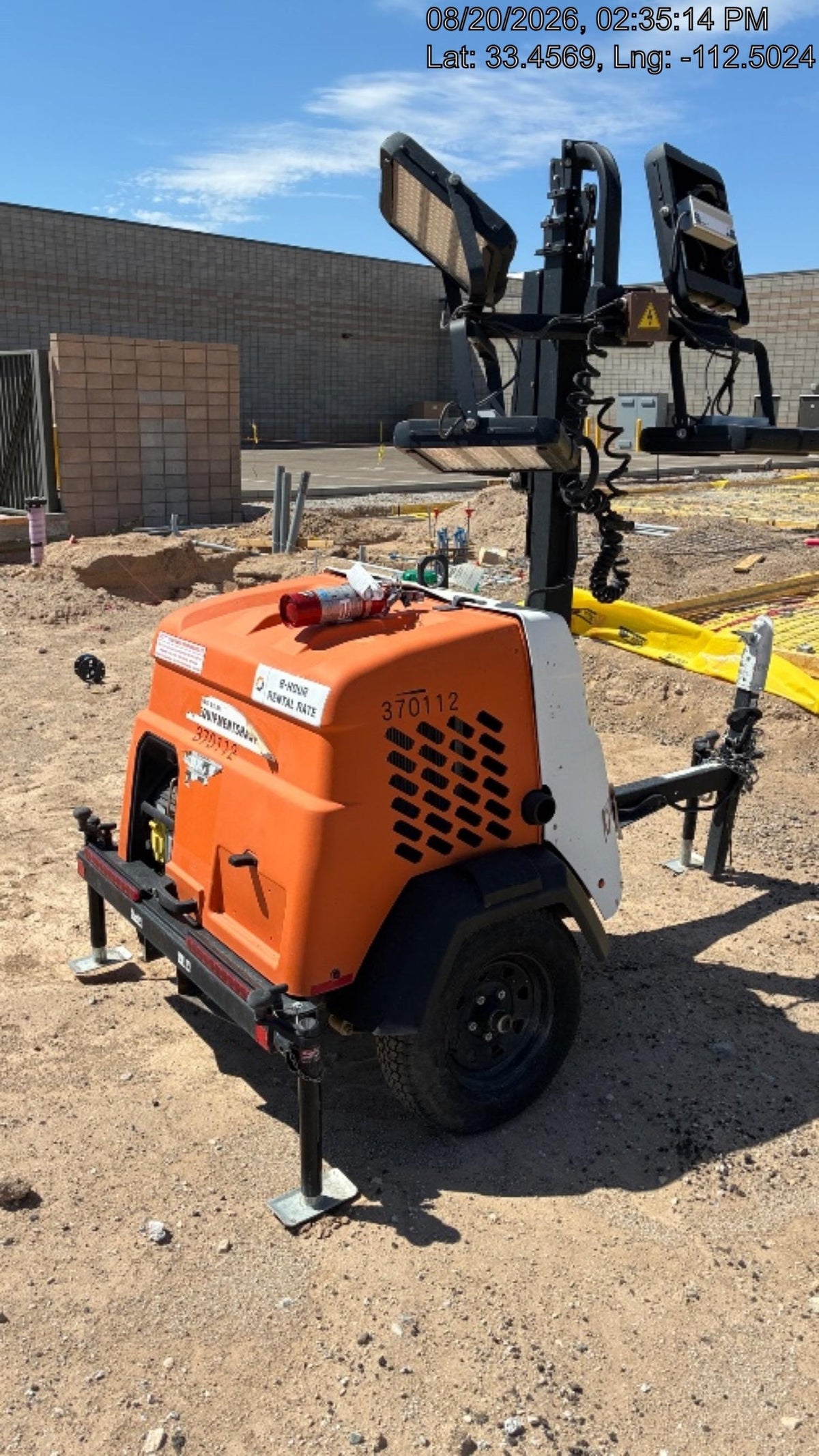 2023 Generac MLT2 Diesel, Flex Switch 120V Input, Powerzone Controller, 
(4) 320W LED Lights, 4kW Generator, 39.9 Gal Fuel Tank, 2" Ball, T3