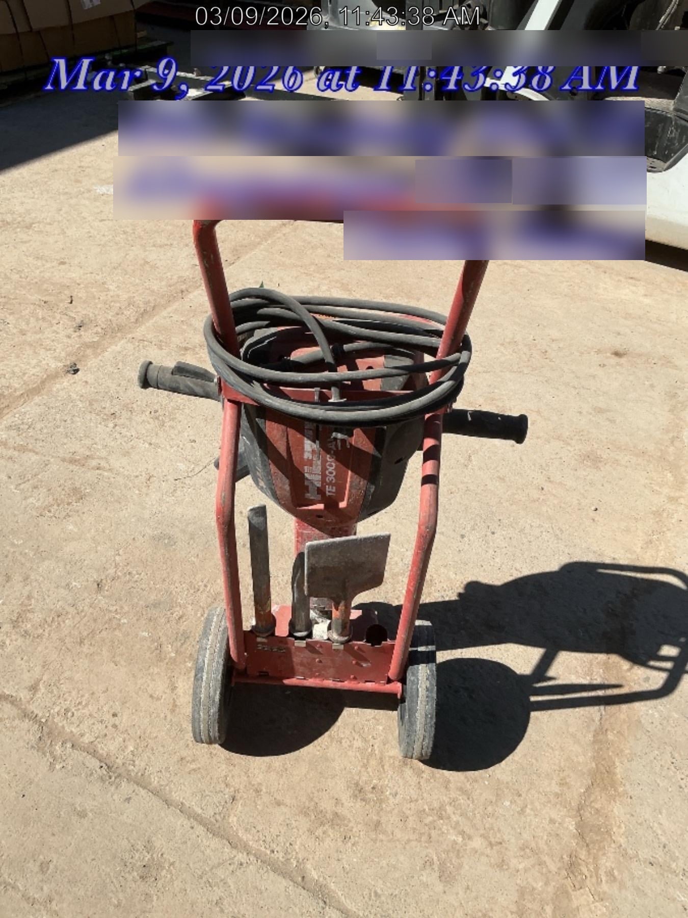 2019 HILTI TE 3000-AVR