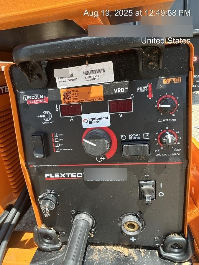 2025 LINCOLN ELECTRIC FLEXTEC 350X