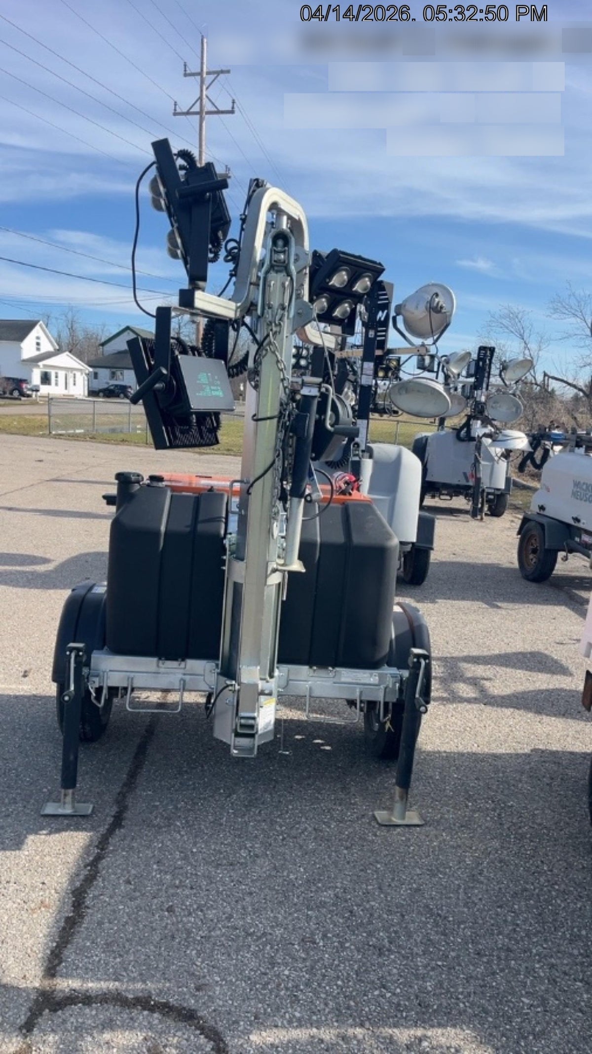 2024 Wanco WLTT-4MM4K Diesel, Deep Sea Controller, Shore Power Plug, Auto Start, (4) 350W LED Floodlights, 4kW Generator, 60 Gal Fuel Tank, 2" Ball, T3