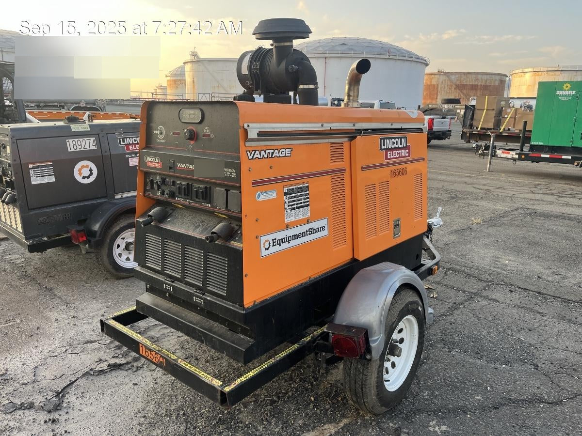 2021 Lincoln Electric Vantage 549X Ready Pak 3, ORANGE (includes trailer, cable rack, fender light kit)